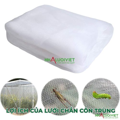 Lưới ngăn được nhiều loại sâu bệnh gây hại cây trồng